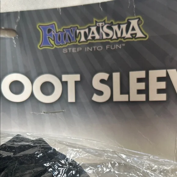 Yeti Black Fuzzy Faux Fur Boot Sleeves - Picture 8 of 8